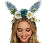 Generisch Easter Bunny Headband - Glitter Cartoon Cute Cosplay Decoration, Rabbit Ears Headband for Adults Children - For Photo Box Birthday Christmas Party Parties and Gatherings