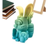 Generisch Easter Figures, 3D Printed Eggs, Festival Rabbit Figure, 3D Printed Animals for Garden, Home Table, Dining Room, Coat