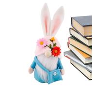 Generisch Easter Gnome | Easter Figures Centre - Interior Cuddly Gnome Bunny Figures, for Fireplace, Dining Table, Living Room, Bedroom, Holidays, Family, Friends