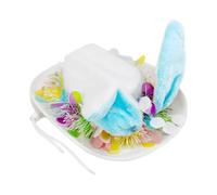 Generisch Easter Hat with Ears, Festive Western Headpiece in Style, Western Hat in Design, for Carnival, Easter Egg Hunts, Birthday Parties, Family Reunions, Festivities and Costume Parties