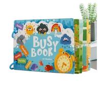 Generisch Educational Books for - Quiet Tear-off Book without Cutting | Alphabet Numbers Educational Toy Preschool | Early Childhood Development Intelligence Knowledge Girls Home School