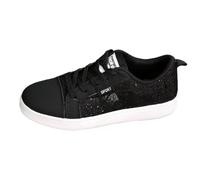 Generisch Effortless Comfortable Casual Lace-Up Shoes for Everyone White Flat Comfortable Women's Casual Shoes with Non-Slip Sole for Spring, black, 6 UK