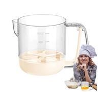 Generisch Egg Stir Cup - Multifunctional Egg Stir Cup | Multifunctional Hand Push Mixer | Hand Pressed Semi-Automatic Whisk With Scale | Kitchen Gadget for Baking & Cooking