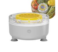Generisch Electric Lettuce Spinner, Professional Produce Washer, Powerful Suction with Steady Base, Quick Dry Fruit Cleaner, Modern Style with Large Capacity, Countertop Accessory for Berry Cleaning
