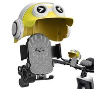 Generisch Electric Vehicle Sun Protection Smartphone Holder - Helmet Holder for Phone with Sun Visor | Bicycle Accessories for Video Calling GPS Navigation Entertainment When Driving and Road Trips