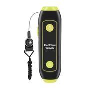Generisch Electronic Whistle, 14 x 4.1 x 3 cm, 99 g, 120-150 dB, 9 V Battery with SOS Light, Torch, Referee Trainer, Football, Sports Gift