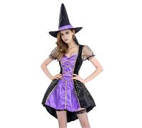 Generisch Elegant Ladies Court Costume for Fascinating Stage Performances Festive Carnival Events (Purple, S)