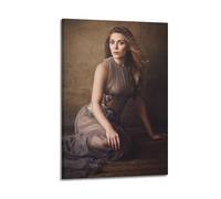 Generisch Elizabeth Olsen Movie Star Poster Wall Painting Canvas Living Room Bedroom Decoration Artwork 20 x 30 Inches (50 x 75 cm)