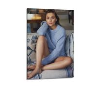 Generisch Elizabeth Olsen Movie Star Posters Canvas Painting Wall Painting Bedroom Home Decor Hanging Painting 16 x 24 Inches (40 x 60 cm)