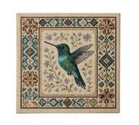 Generisch Embroidery Set for Beginners and Beginners - Hummingbird Embroidery Set with Floral Pattern - Artistic Embroidery Accessories, for Beginners Adults Hobby Crafts Holiday Home Family