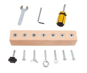 Generisch Employment Board Screw Board - Fine Motor Skills Promotion Activity | Children's Activity Toy Wooden Board - For And Girls Preschool Children from 3 Years Garden Living Room