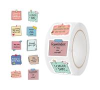 Generisch Encouraging Stickers, Pack of 500 Empowering Stickers - Encouraging with Positive Affirmations - for Children, Students, Teachers, Parents, Classroom, Homework, School Assignments, Diary