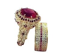 Generisch Engagement Handmade Wedding Cut Luxury White Gift Jewellery Ring Rings O Rings Seal Set Flat, 6, Metal, No Gemstone