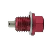 Generisch Engine Oil Drain Stop, Magnetic Oil Drain Stop, Aluminium Alloy Oil Plug Magnetic Tool with Seal, Vehicle Engine Oil Drain Plug Replacement, Car Accessories for Most Vehicles