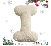 Generisch English Letter Cushion - Letter Print Cushion, Modern Text Decor, Square Cushion Cover, Stylish Design with Comfortable Texture for Seating Rooms for Home Sessions and Reading Corners