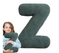 Generisch English Letter Cushion - Letter Print Cushion, Modern Text Decor, Square Cushion Cover, Stylish Design with Comfortable Texture for Seating Rooms for Home Sessions and Reading Corners