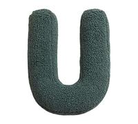 Generisch English Letter Cushion - Letter Print Cushion, Modern Text Decor, Square Cushion Cover, Stylish Design with Comfortable Texture for Seating Rooms for Home Sessions and Reading Corners