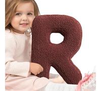 Generisch English Letter Cushion - Letter Print Cushion, Modern Text Decor, Square Cushion Cover, Stylish Design with Comfortable Texture for Seating Rooms for Home Sessions and Reading Corners