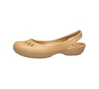 Generisch Enjoy the summer with these women's summer sandals. Non-slip, breathable and with memory foam support - the ideal leather wedge sandals for your holiday experience!, gold, 2 UK