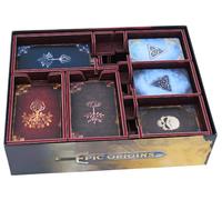 Generisch Epic Origins Organizer Insert - Compatible with Destinies Board Game | Card and Token Insert by Folded Space or Compatible | Board Game Accessories