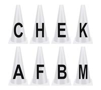Generisch Equestrian Dressage Markers - Horse Training Cones, Labeled Arenas Signs, Equestrian Practice Equipment, Skill Improvement | Competition Marking Cones Set