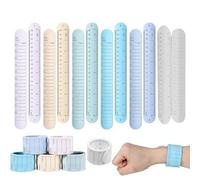 Generisch Erasable Bracelet, Pack of 6 Schedule Management Accessories, Portable Note Bracelet, for Nurses Nurses Lexhrer Students Women Men Hospital Travel Work