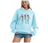 Generisch Es ist Alles nur Sweatshirt Halloween Hoodie Hagedorn Clothing, sky blue, L