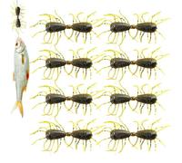 Generisch Esca da - Ash Morbide Per Crappie, Ash Siliconiche 8 Pezzi per Luccio Persico Trota Pesce Gatto Perca da Riva Sponda Lago Fiume