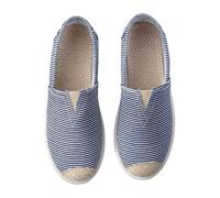 Generisch Espadrilles Women's Flat Low Shoes, Round Toe Slip On Loafers, Soft Sole, Canvas Low-Top Casual Shoes, Comfortable, Non-Slip Fabric Shoes, Lightweight, Breathable Flat Shoes for Casual, Work