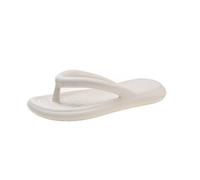 Generisch Europe the United States Summer Soft Floor Chain Flat Bottom One Word Slippers Female Pattern Beach Sandals Drag, beige, 6 UK