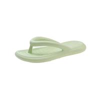 Generisch Europe the United States Summer Soft Floor Chain Flat Bottom One Word Slippers Female Pattern Beach Sandals Drag, Light green, 4 UK