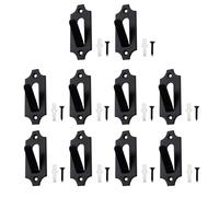 Generisch European Mounting Hooks, Pack of 10 Metal Display, Deer Skull Wall Hanger, for Antlers Pig Antelope Coyote Fork Trestle Mule Smaller Animals Bar Farmhouse