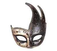 Generisch Exclusive High-End Masquerade for Festive Galas, Elegant Balls, Formal Events, Unique Design as an Eye-catching Eye-catcher for Any Evening Wear (Black, One Size)