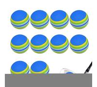 Generisch Exercise Golf Balls, Pack of 10 Soft Training Balls, Warm-up Equipment for Junior Beginners in the Garden