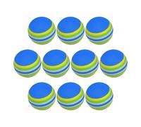 Generisch Exercise Golf Balls - Pack of 10 Soft Training Balls - Warming Equipment for Junior Beginners in the Garden