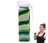 Generisch Expandable Drinking Cup - Foldable Bicycle Water Bottle | Lightweight Hydration Blow Container for Outdoor Fishing Fitness Camping Cycling - Family Friends Colleagues