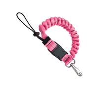 Generisch Extendable Diving Lanyard - Stainless Steel 316 26.3 cm | Underwater Camera Safety Lock | Spring Clip Wrist Strap with Quick Release Safety Spiral Retractor Strap for Photography