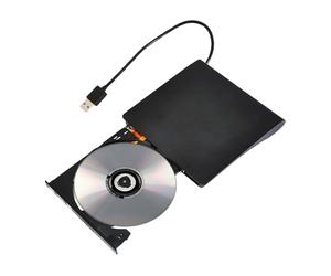 Generisch External Drive for Laptop, Flat USB 3.0 Drive Reader Burner, External Optical, for Burning, Reading, Writing, Data Backup, Home, Indoor, Office, Outdoor, On the Go