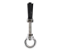 Generisch Eye Bolts, Reusable Stainless Steel Ring Expansion Bolts, Total Length 16 cm, Ring Diameter 3 cm, Expansion Sleeve 8 cm, Heavy Duty Concrete Wall with Drill and Wrench