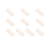 Generisch Eyeglass Nose Pads, Glasses Nose Grips, Non-Slip Eye Cushions, Soft Foam Self-Adhesive, Comfortable for Daily Wear, 0.35 x 0.24 x 0.06 Inches, Black Skin Colour, 40 Pairs, Skin Color, Siehe