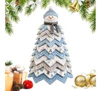 Generisch Fabric Art Kit DIY Quilting Christmas Tree Quilting Sewing | Christmas DIY Kit for Quilted Fabric Tree for Mantle and Shelf Projects Farmhouse Home Beginner Adult Office