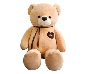 Generisch Fabric Bear - Jumbo 55 Plush Plush, Huge with Velvet Feel, Cosy Filling, Rest with Room Decoration, Great Gift for