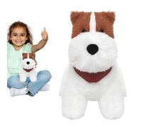 Generisch Fabric Dog Puppy, Highland Terrier Soft Toy, 25 cm Soft Cuddly Toy as Home Accessory for Children's Room, Living Room, Bed & Sofa