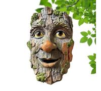 Generisch Faces Yard Art, Whimsical Resin Figures, Garden Tree Ornaments, Outdoor Decorative Sculpture, Durable Resin Statue, Unique Lawn Decoration for Pathways, Backyard, Patio, Home Entrance