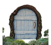 Generisch Fairy Door for Trees - Imaginative Miniature Figures - Tiny Door, Fairytale Decoration for Wall, Backyard, Forest, Yard, Pond, Room