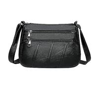 Generisch Fashion Women's Plain Large Capacity Messenger Bag Advent Calendar Bags Filling, black, One Size