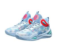 Generisch Fashion Youth Sneakers for Girls Basketball Shoes Trainers for School Activities with Durable Sole for Concrete Surfaces Sports Challenges, sky blue, 43 EU