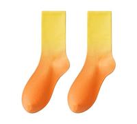 Generisch Fashionable, comfortable casual socks with tie-dye gradient that can be worn outside the calf cotton socks If you can bring wine socks, gold, One size