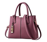 Generisch Fashionable messenger bag for women with generous storage space, elegant one-shoulder design for everyday urban use, purple, One Size