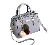 Generisch Fashionable shoulder bag for women with generous storage space, practical everyday design for versatile use, gray, One Size